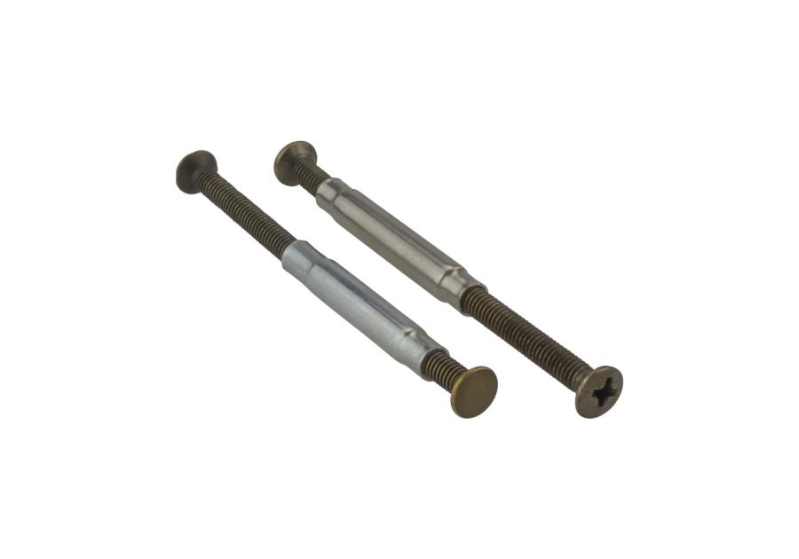 Zdjęcie: Śruby i tulejka do klamki AMB długi szyld 35-55 mm patyna 2 sztuki METRO