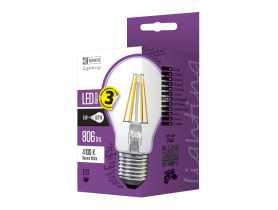 Żarówka LED Filament A60 A++ 6W E27 neutralna biel EMOS