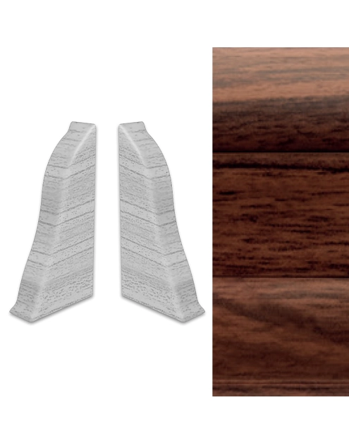 Zdjęcie: Zakończenie lewe i prawe do listwy LM55 orzech jupiter ARBITON