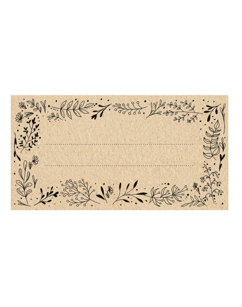 Zdjęcie: Etykiety samoprzylepne 85/45 mm - ECO 20 szt. 660055 BROWIN