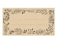 Zdjęcie: Etykiety samoprzylepne 85/45 mm - ECO 20 szt. 660055 BROWIN