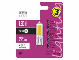 Żarówka LED Classic JC A++ 2W G9 neutralna biel EMOS