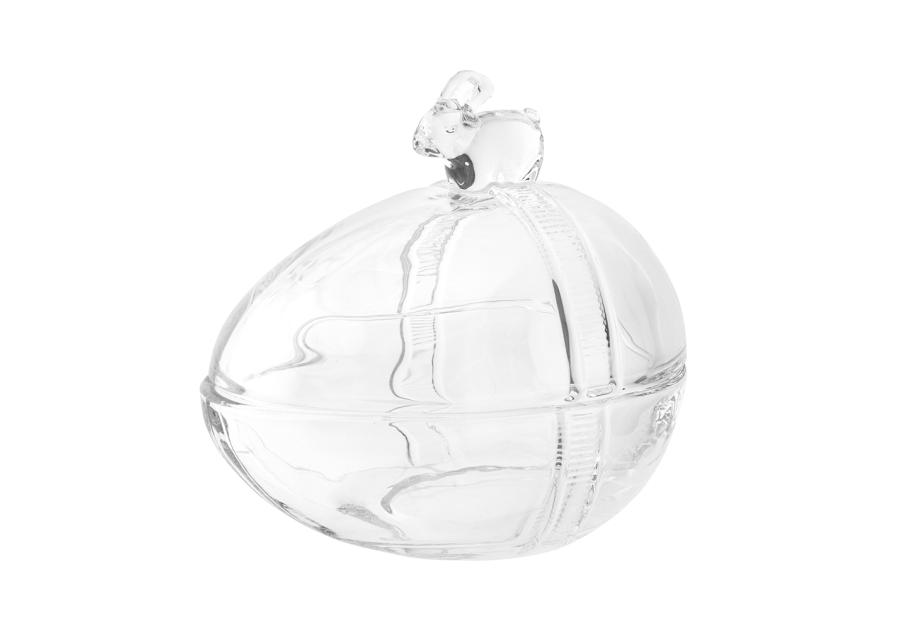 Zdjęcie: Pojemnik szklany jajko z zajączkiem 13,5x10x12,5 cm ALTOM DESIGN
