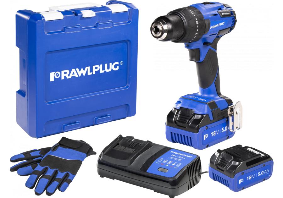 Zdjęcie: Wiertarko-wkrętarka 60 Nm 18 V RawlDRIVER RAWLPLUG