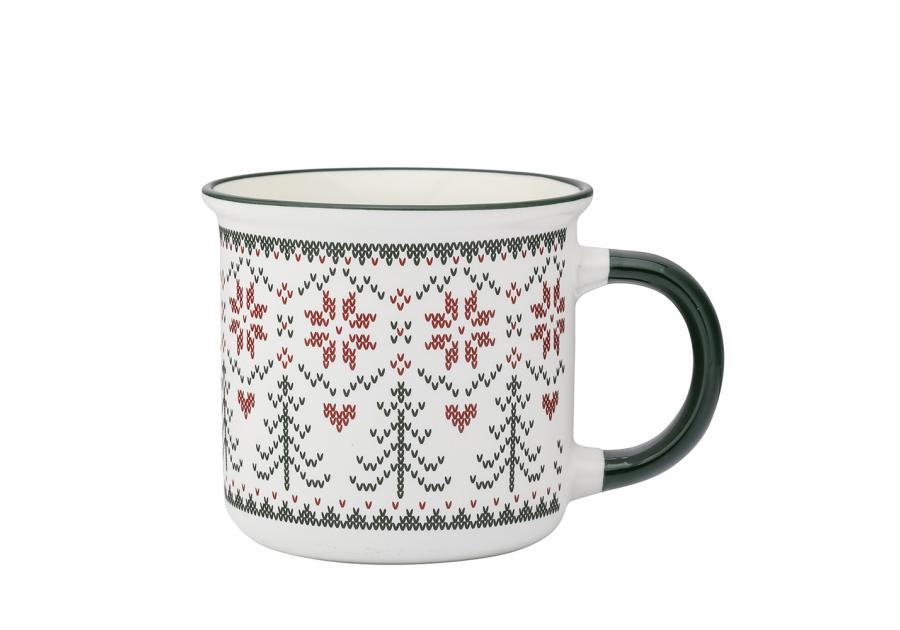 Zdjęcie: Kubek prosty 400 ml dekoracja scandi winter B ALTOM DESIGN