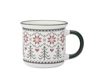 Zdjęcie: Kubek prosty 400 ml dekoracja scandi winter B ALTOM DESIGN