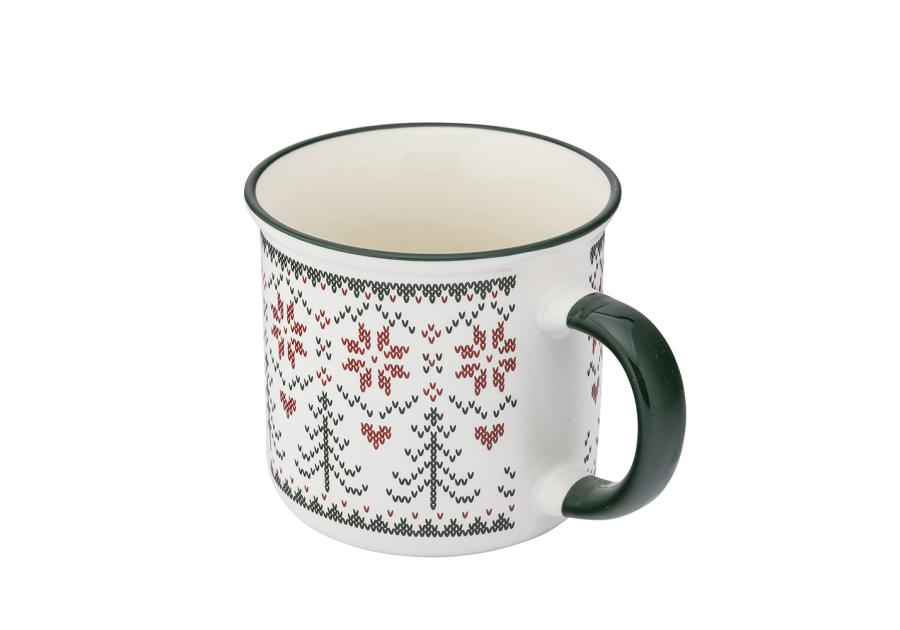 Zdjęcie: Kubek prosty 400 ml dekoracja scandi winter B ALTOM DESIGN