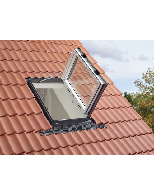 Zdjęcie: Okno wyłazowe GXL MK04 2070 drewniane, malowane na biało VELUX