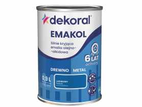Emalia ftalowa Emakol Strong lazurowy 0,9 L DEKORAL