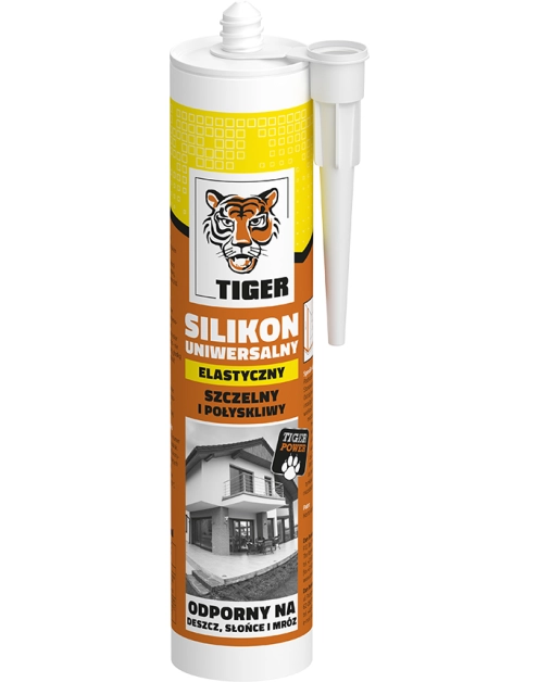 Zdjęcie: Silikon uniwersalny czarny 260 ml TIGER