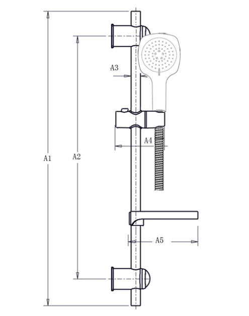 Zdjęcie: Zestaw natryskowy Elea chrom Invena