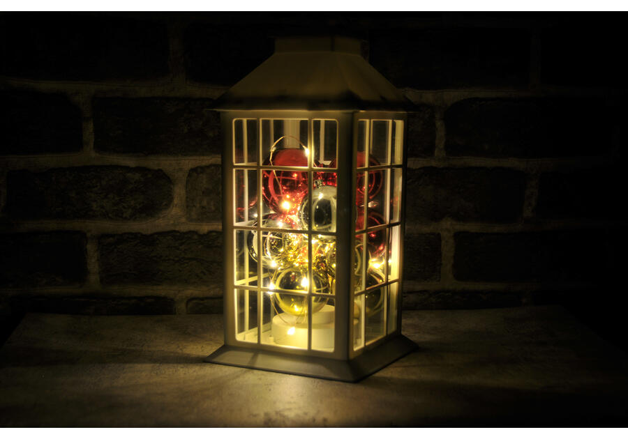 Zdjęcie: Latarenka bateryjna LED biała bombki POLUX