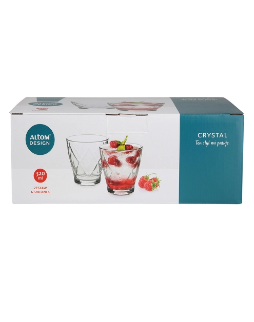 Zdjęcie: Komplet 6 szklanek Crystal 320 ml ALTOMDESIGN