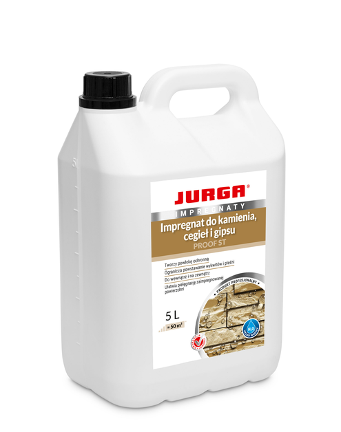 Zdjęcie: Impregnat do kamienia, cegły i gipsu Proof ST 5 L JURGA