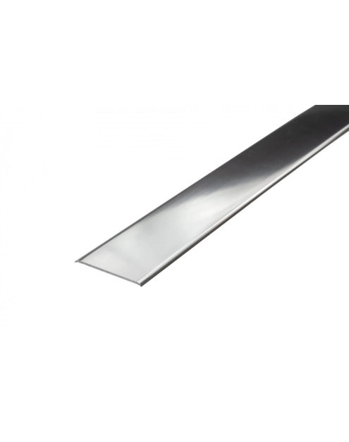 Zdjęcie: Listwa ochronna aluminiowa płaska gładka 30 mm 0,93 m srebrny El-Poler CEZAR