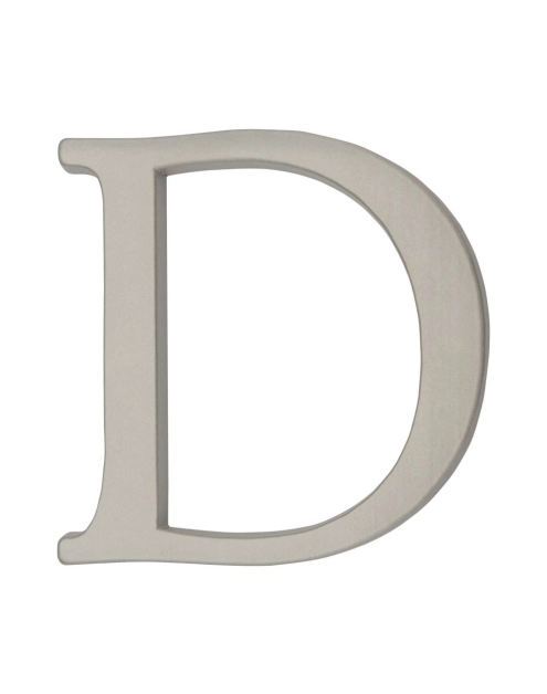 Zdjęcie: Litera aluminiowa "D" 105 mm srebrna METRO
