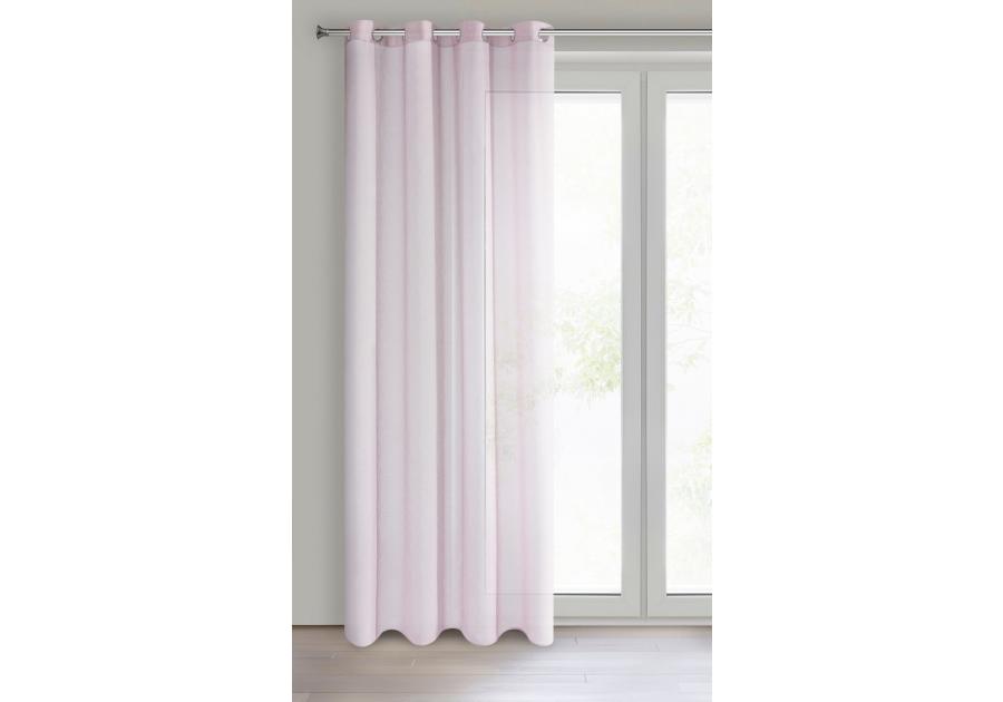 Zdjęcie: Firana gotowa Esim 140x250 cm różowy EUROFIRANY