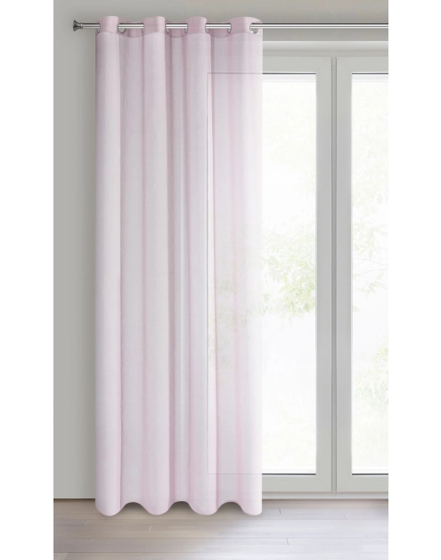 Zdjęcie: Firana gotowa Esim 140x250 cm różowy EUROFIRANY