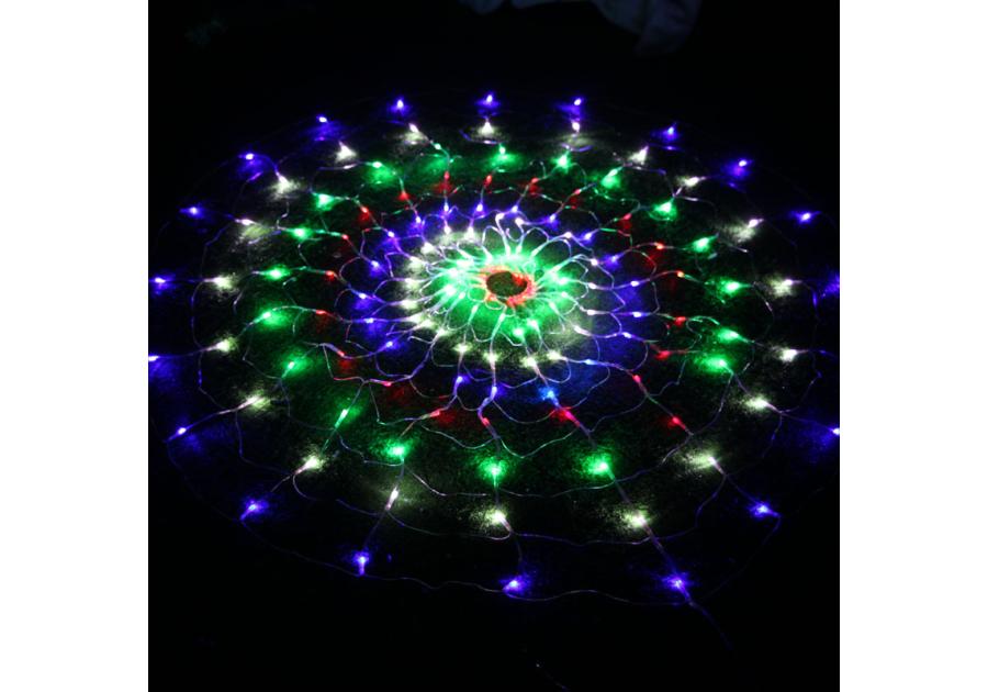 Zdjęcie: Kurtyna choinkowa LED 160 lampek multikolor 1,5 m VOLTENO