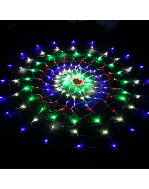 Zdjęcie: Kurtyna choinkowa LED 160 lampek multikolor 1,5 m VOLTENO