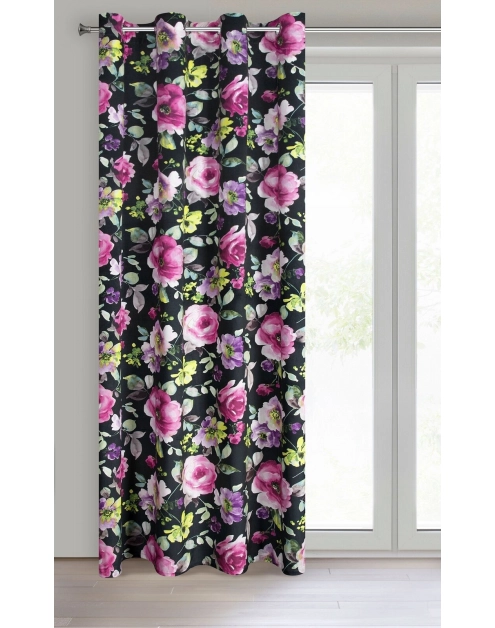 Zdjęcie: Zasłona gotowa Mira 140 x 250 cm ciemnoróżowy EUROFIRANY