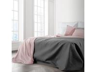 Zdjęcie: Narzuta Boni 220x240 cm stalowo-różowa EUROFIRANY