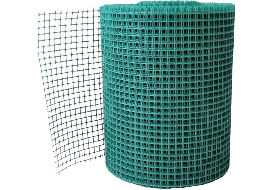 Zdjęcie: Siatka ogrodzeniowa rabatowa 1,5 x 1,5 cm plastikowa zielona 40 x 5000 cm POLGAR