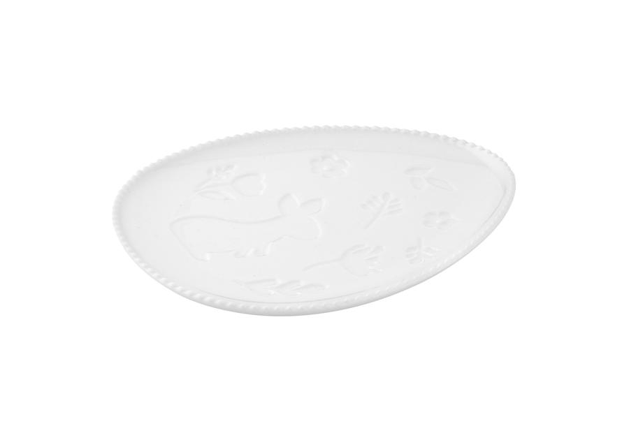 Zdjęcie: Naczynie jajko z tłoczeniem 19x15x1,5 cm ALTOM DESIGN