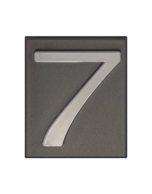 Zdjęcie: Cyfra 7 PCV samoprzylepna 4x4,7 cm grafit DOMINO