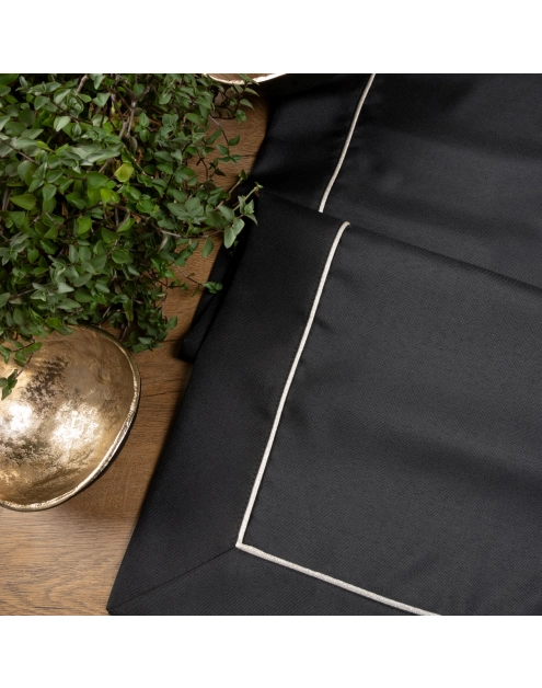 Zdjęcie: Bieżnik Dorita 40x140 cm czarny EUROFIRANY