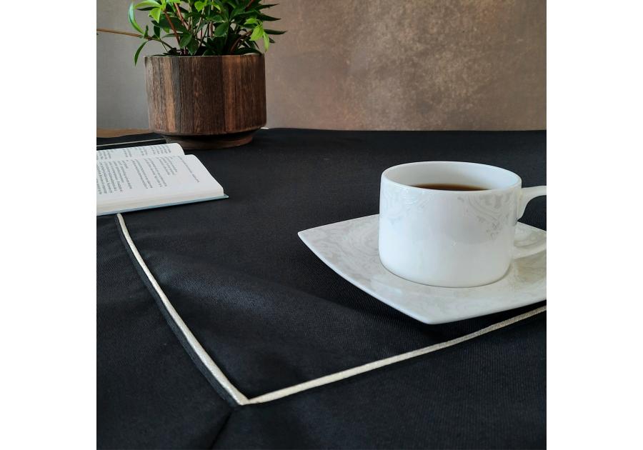 Zdjęcie: Bieżnik Dorita 40x140 cm czarny EUROFIRANY