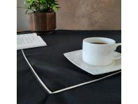 Zdjęcie: Bieżnik Dorita 40x140 cm czarny EUROFIRANY