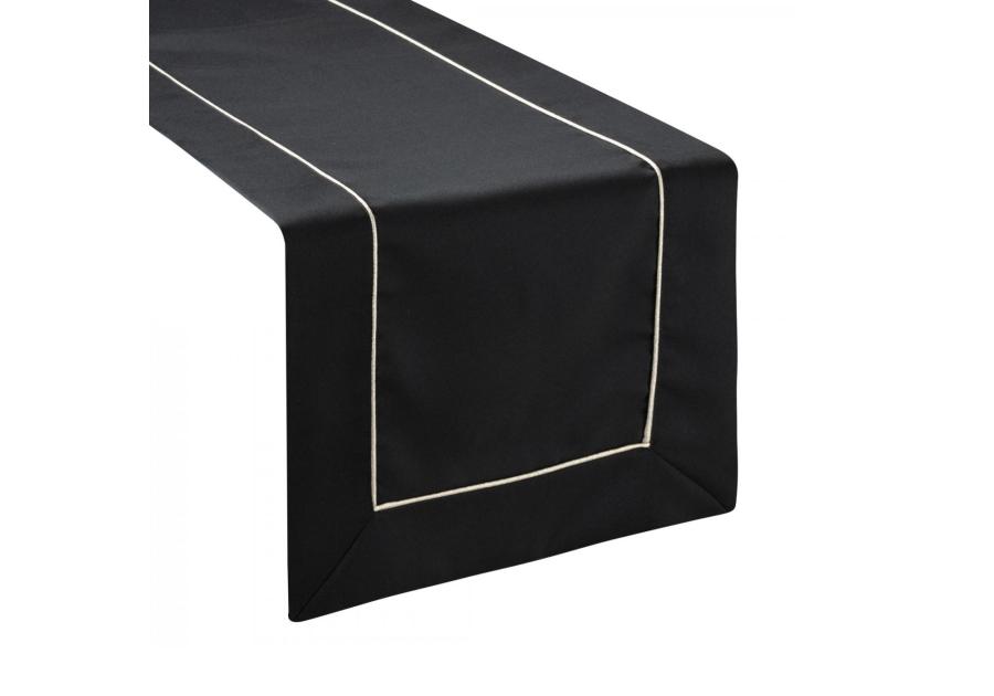 Zdjęcie: Bieżnik Dorita 40x140 cm czarny EUROFIRANY