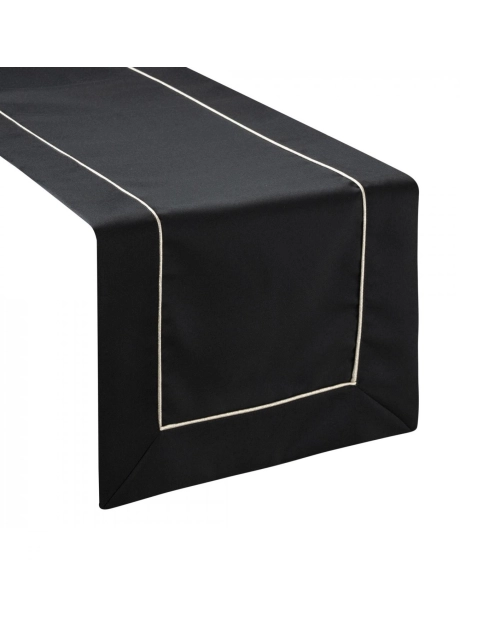 Zdjęcie: Bieżnik Dorita 40x140 cm czarny EUROFIRANY