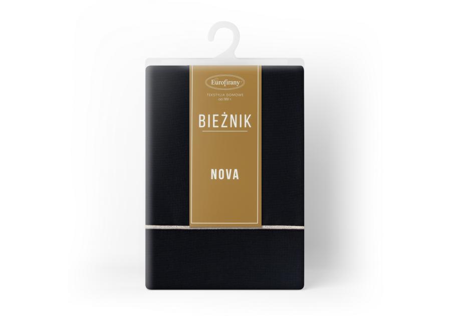 Zdjęcie: Bieżnik Dorita 40x140 cm czarny EUROFIRANY