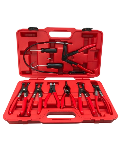 Zdjęcie: Zestaw szczypiec do opasek zaciskowych 9PCS VERKE