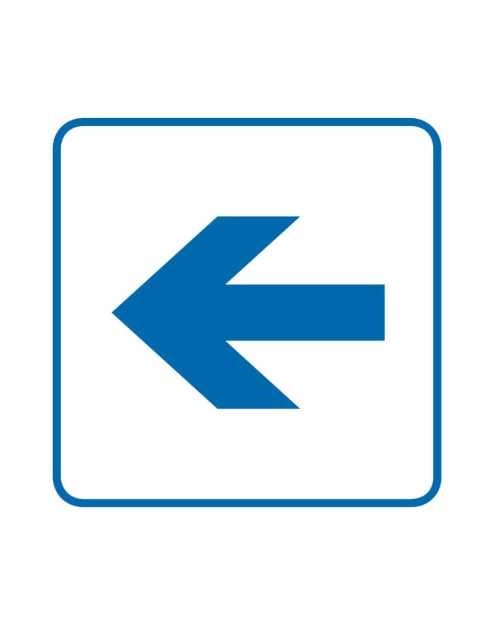 Zdjęcie: Oznaczenie "Strzałka kierunkowa" 14,8x14,8 cm folia METRO