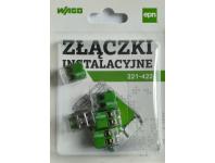 Zdjęcie: Szybkozłączka uniwersalna ECO 2x4 mm zielona WAGO