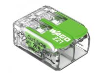 Zdjęcie: Szybkozłączka uniwersalna ECO 2x4 mm zielona WAGO