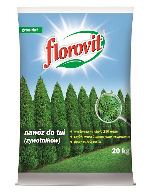 Zdjęcie: Nawóz do tui worek 20 kg FLOROVIT