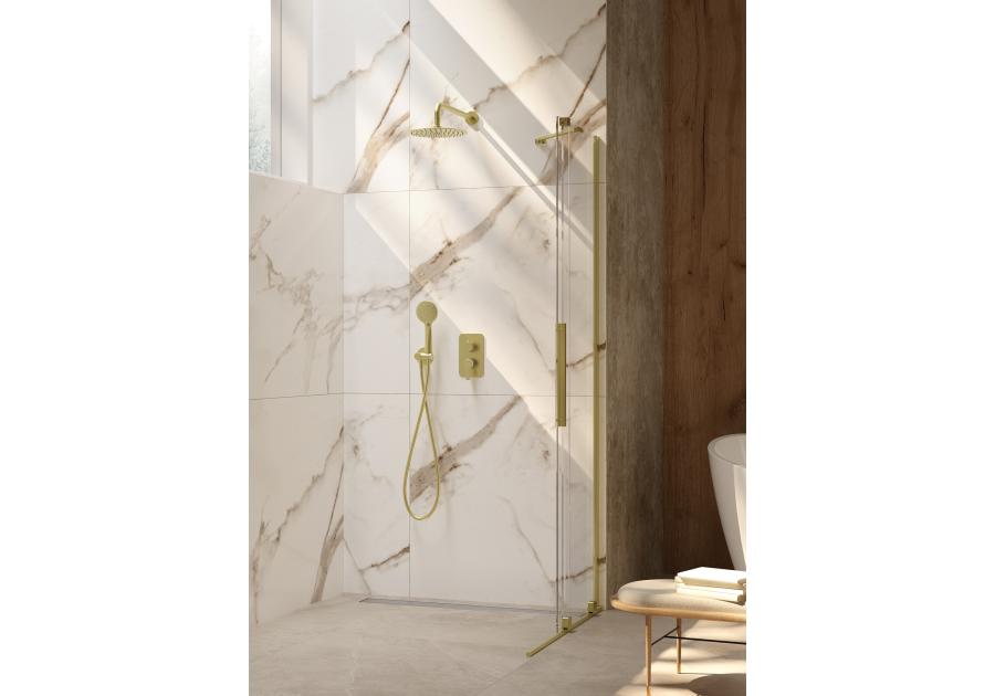 Zdjęcie: Ścianka prysznicowa walk-in 90 cm, przesuwna DEANTE