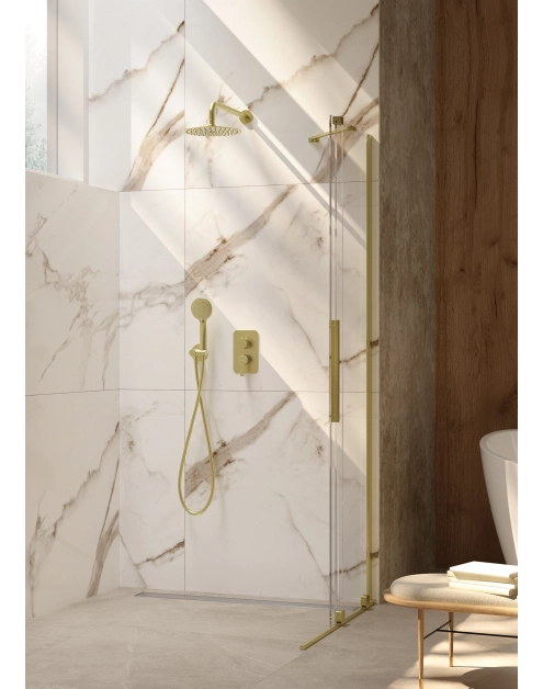 Zdjęcie: Ścianka prysznicowa walk-in 90 cm, przesuwna DEANTE