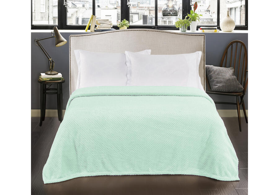 Zdjęcie: Koc Henry pepermint 150x200 cm DECOKING