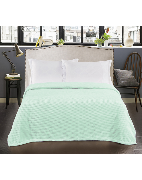 Zdjęcie: Koc Henry pepermint 150x200 cm DECOKING