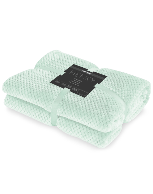 Zdjęcie: Koc Henry pepermint 150x200 cm DECOKING