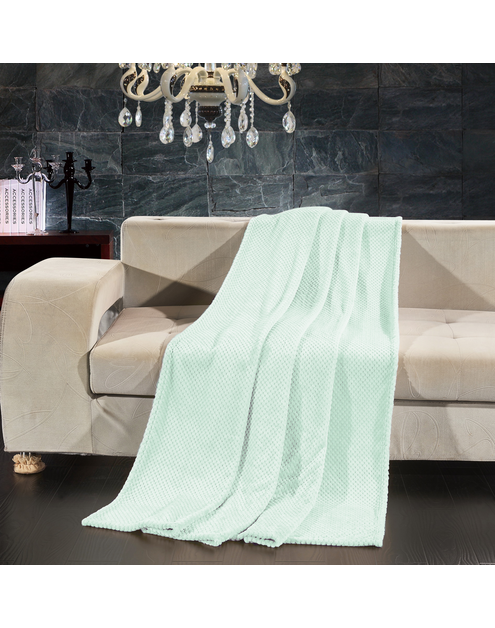 Zdjęcie: Koc Henry pepermint 150x200 cm DECOKING