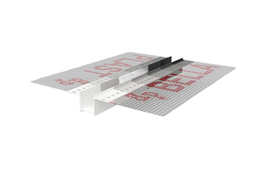 Zdjęcie: Listwa do boniowania PVC z siatką BP11 H2RS L300 szary ciemny BELLA PLAST