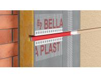 Zdjęcie: Listwa do boniowania PVC z siatką BP11 H2RS L300 szary ciemny BELLA PLAST