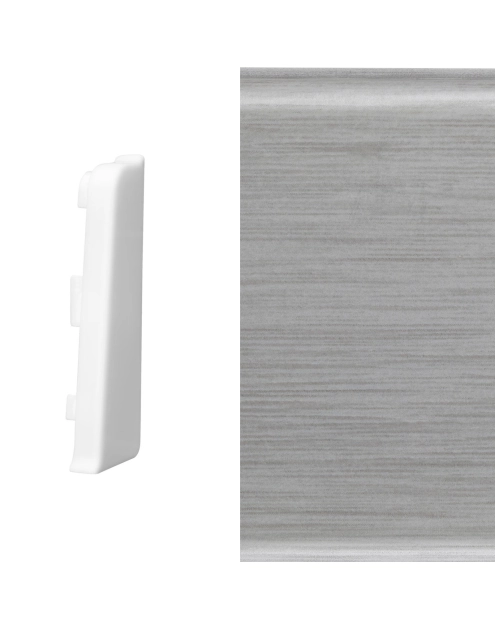 Zdjęcie: Zakończenie prawe do listwy Mack 2 szt. alu light ARBITON