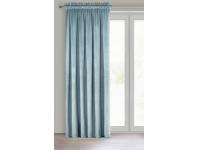 Zdjęcie: Zasłona gotowa D91 Rosa na taśmie 140 x 270 cm morski EUROFIRANY